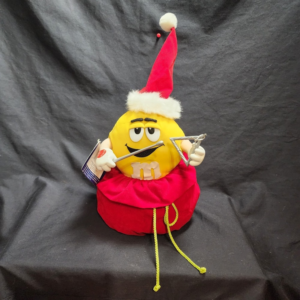 Telco Yellow M&M Candy‎ Musical Christmas Motionette Read Description
